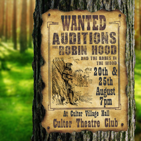 Robin Hood & The Babes in the Wood Auditions